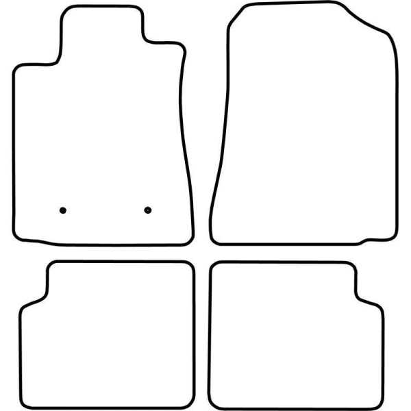Tapis de voiture adaptés pour Toyota Corolla 20022004 35 portes | A...
