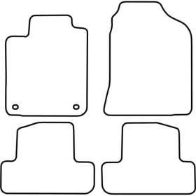 Tapis de voiture adaptés pour Toyota Corolla Verso 20012004 | AutoS...