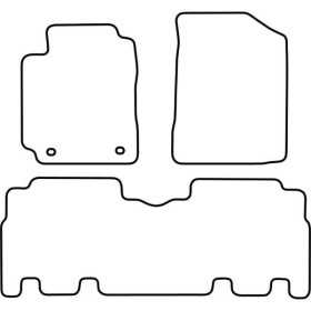 Tapis de voiture adaptés pour Toyota Yaris Verso 19992006 | AutoSty...