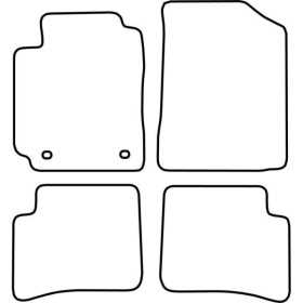 Tapis de voiture adaptés pour Toyota Yaris 5 portes 19992003 | Auto...