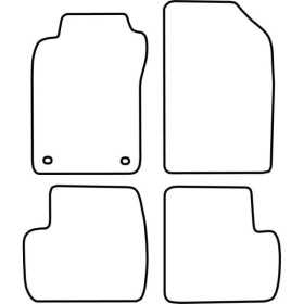Tapis de voiture adaptés pour Toyota Avensis 19972003 | AutoStyle |...