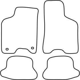 Tapis de voiture adaptés pour Seat Arosa 19972004 | AutoStyle | Tap...