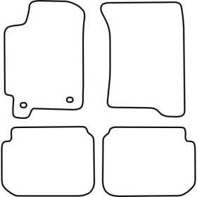 Tapis de voiture pour Subaru Impreza 19932000 type GL | AutoStyle |...