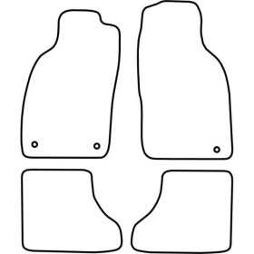 Tapis de voiture adaptés pour Saab 93 cabriolet 19982002 | AutoStyl...