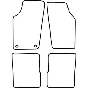 Tapis de voiture pour Saab 900 19781993 | AutoStyle | Tapis de sol ...