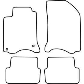 Tapis de voiture adaptés pour Renault Laguna 20012008 | AutoStyle |...