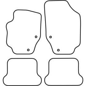Tapis de voiture adaptés pour Peugeot 307 CC 20022009 | AutoStyle |...