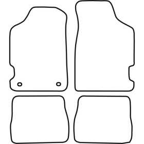 Tapis de voiture adaptés pour Peugeot 106 19962003 | AutoStyle | Ta...