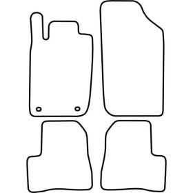 Tapis de voiture adaptés pour Peugeot 206 19982007 | AutoStyle | Ta...