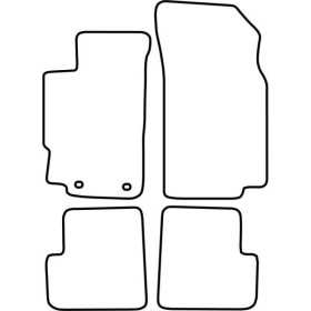 Tapis de voiture adaptés pour Peugeot 406 19952004 | AutoStyle | Ta...