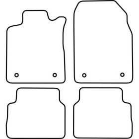 Tapis de voiture adaptés pour Opel Vectra C 20022004 | AutoStyle | ...