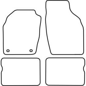 Tapis de voiture adaptés pour Opel Agila 20002002 | AutoStyle | Tap...