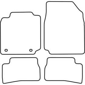 Tapis de voiture adaptés pour Nissan Micra 20032011 | AutoStyle | T...