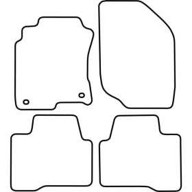 Tapis de voiture adaptés pour Nissan XTrail 20002007 | AutoStyle | ...