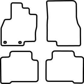 Tapis de voiture adaptés pour Mitsubishi Grandis 20042011 2 rangées...