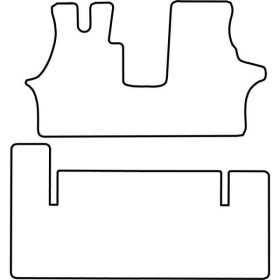 Tapis de voiture adaptés pour Mercedes Vito classe V uniquement pou...
