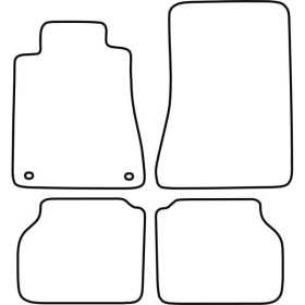 Tapis de voiture adaptés pour Mercedes Classe S W140 19911998 | Aut...