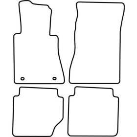 Tapis de voiture adaptés pour Mercedes Classe E W123 19761985 | Aut...