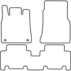 Tapis de voiture adaptés pour Mercedes Classe A 20012004 | AutoStyl...