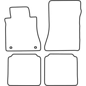 Tapis de voiture pour Mercedes Classe S W126 19711991 | AutoStyle |...