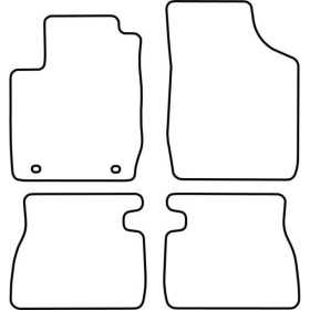 Tapis de voiture adaptés pour Kia Rio 20002005 | AutoStyle | Tapis ...