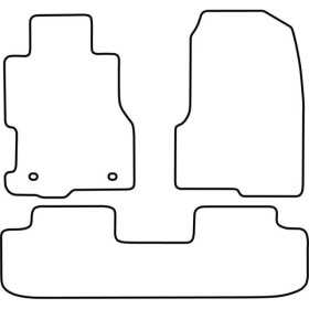 Tapis de voiture adaptés pour Honda Civic 3 portes 20012004 | AutoS...