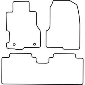 Tapis de voiture adaptés pour Honda Civic 5 portes 20012004 | AutoS...