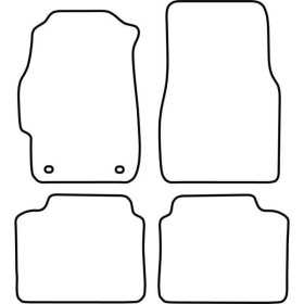 Tapis de voiture adaptés pour Honda Civic 3 portes 19962001 | AutoS...