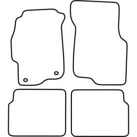 Tapis de voiture adaptés pour Honda Civic coupé 19962001 | AutoStyl...