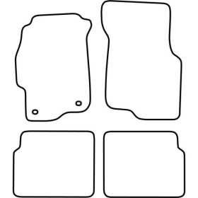 Tapis de voiture adaptés pour Honda Civic 5 portes 19951998 | AutoS...