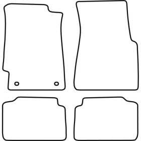 Tapis de voiture adaptés pour Honda Civic 3 portes 19911996 | AutoS...