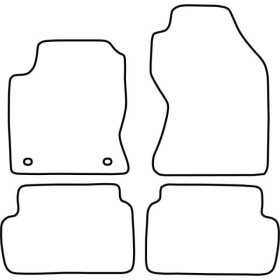 Tapis de voiture adaptés pour Ford Focus 20022004 | AutoStyle | Tap...