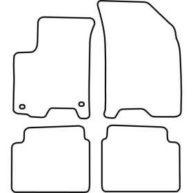 Tapis de voiture adaptés pour Daewoo Kalos 20022006 | AutoStyle | T...