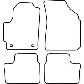 Tapis de voiture adaptés pour Daewoo Matiz 20012006 | AutoStyle | T...