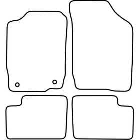 Tapis de voiture adaptés pour Daihatsu YRV 20012007 | AutoStyle | T...