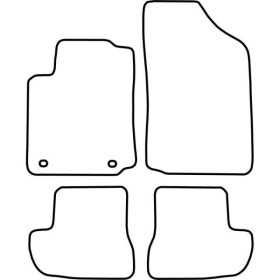 Tapis de voiture adaptés pour Citroen C2 20032010 | AutoStyle | Tap...