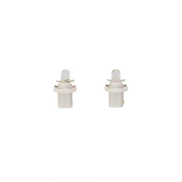 Ampoules LED T5 12V SuperBright White lot de 2 pièces