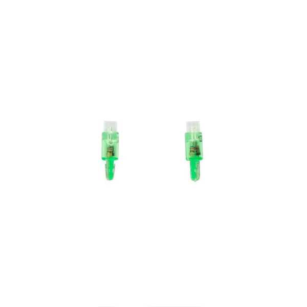Lampes à instruments LED T5 12V Vert lot de 2 pièces