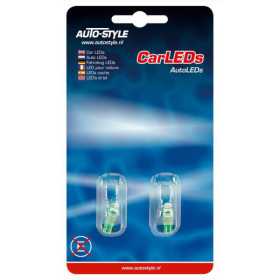 Lampes à instruments LED T5 12V Vert lot de 2 pièces | AutoStyle | ...