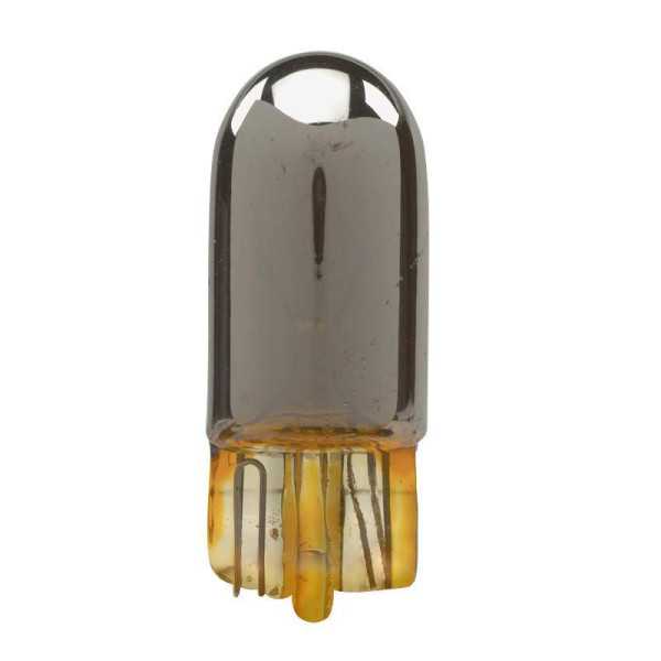Ampoules T10 12V5W Ambre 12V Revêtement Chrome lot de 2 pièces