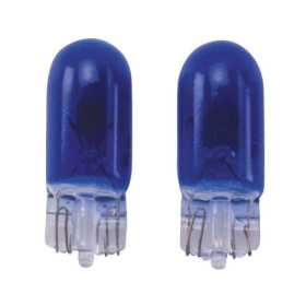 T10 12V5W Ampoules 12V Bleu Revêtement lot de 2 pièces