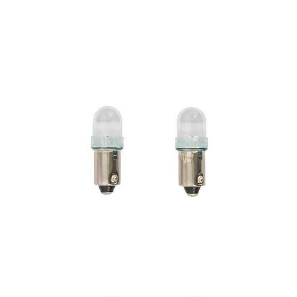 Ampoules LED BA9S 12V Super Blanc lot de 2 pièces