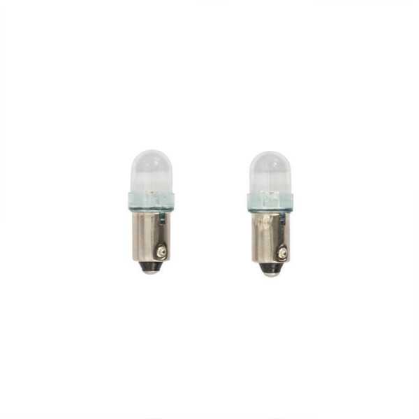 Ampoules LED BA9S 12V Bleu lot de 2 pièces