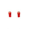 Ampoules LED T8 12V Rouge Grand Angle lot de 2 pièces