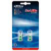 Ampoules LED T8 12V Vert Grand Angle lot de 2 pièces | AutoStyle | ...