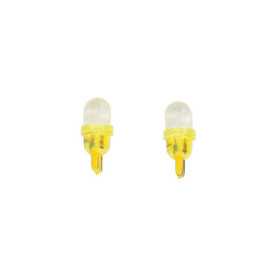 Ampoules LED T10 12V Jaune lot de 2 pièces