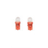 Ampoules LED T10 12V Rouge lot de 2 pièces