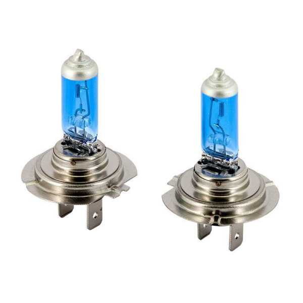 Ampoules halogènes SuperWhite Blue H7 55W12V4200K lot de 2 pièces E13