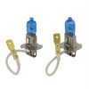 Ampoules halogènes SuperWhite Blue H3 55W12V4200K lot de 2 pièces E13