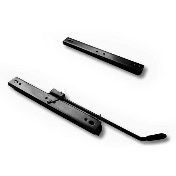 Jeu de glissières dassise universelles pour 1 siège sport à réglage latéral